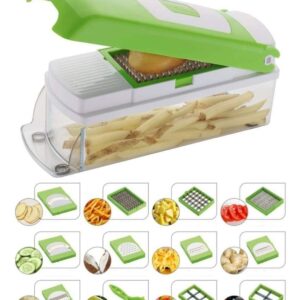 Kitchendesigner Multi-Purpose Vegetable and Fruit Chopper, Fruit Grater, Slicer Dicer, Chipper, Peeler | Hand Chopper, Cutter | Kitchen Accessories
