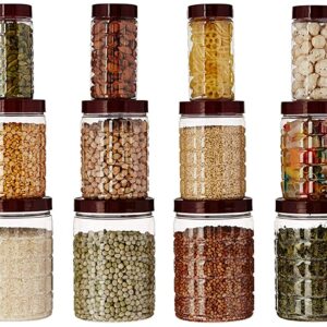 Kitchendesigner Solimo Checkered Jar Set of 18