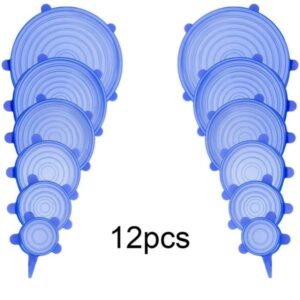 Reusable Silicone Stretch Lids 12Pcs