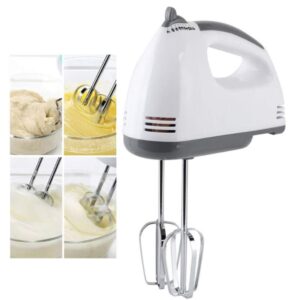 Kitchendesigner Electric Egg Beater - Hand Held High Speed Appliance Used for Cream Mixing/Whipping in Kitchen, Baking Tool 7 Speed