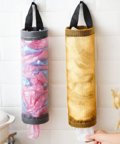 Mesh Plastic & Grocery Bag Storage Organizer (Pack of 2)