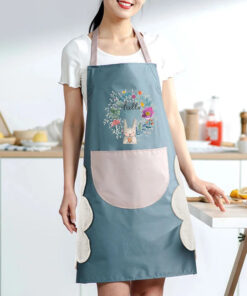 Kitchen Apron With Pocket & Hand-wipe