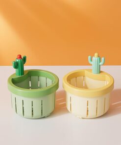 Cactus Kitchen Sink Strainer - Press Automatic Dumping