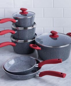 CeraPan Marble Hill 10 Piece Set Aluminum Cookware Set