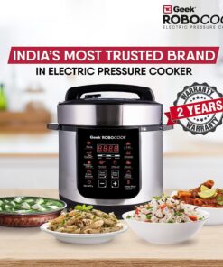 Robocook Zest 3 Litre Electric Pressure Cooker | Non–Stick Pot