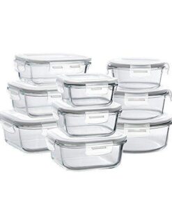 Glass Storage Containers with Lids set of all