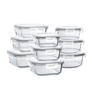 Glass Storage Containers with Lids set of all