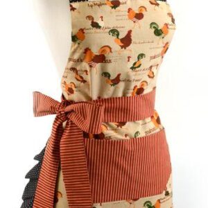 Peach Cotton Apron