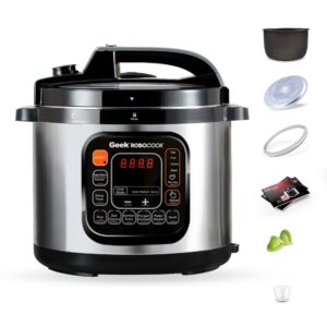 Robocook Zeta 5L Electric Pressure Cooker | Non-Stick Pot