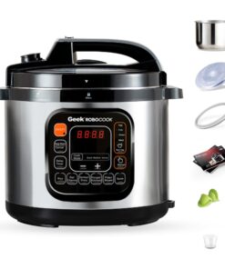Robocook Zeta 5L Electric Pressure Cooker | Stainless Steel pot