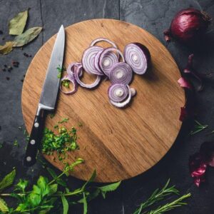 Round Solid  Wooden Chopping Board