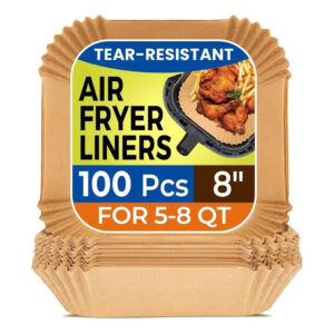 Air Fryer & Microwave Liners: Pack of 100Pcs