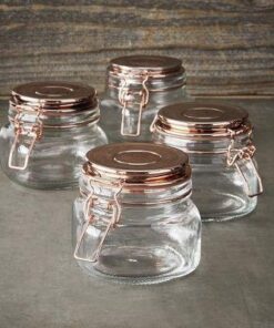 Weck glass jars set of 4