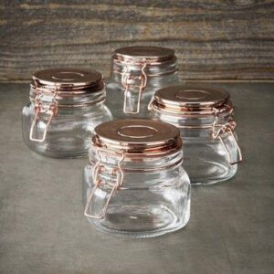 Weck glass jars set of 4