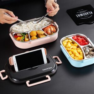 Kids Students Lunch Box 304 Stainless Steel Bento Box Lunch Boxes Food Container