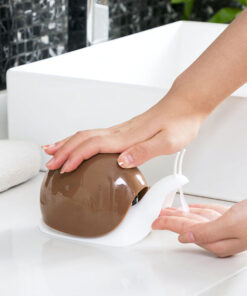 Cute Snail Soap & Handwash Liquid Dispenser