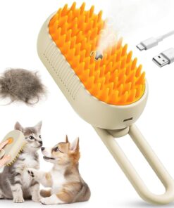 3 in 1 Pet Hair Removal Steam Comb, Perfect for Both Cats & Dogs 🐶🐱