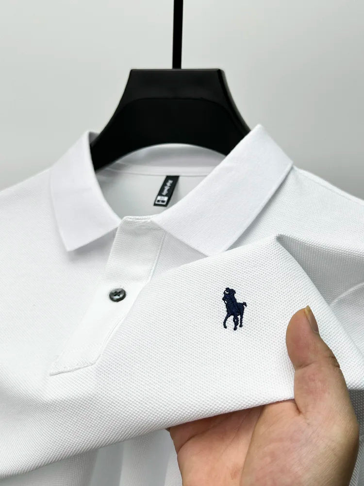 Summer Business Casual Men's Polo T-Shirts (Pack of 4) - Image 4